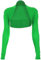 Red Olives® Womens Plain Long Sleeve Bolero Shrug Crop Top Ladies Cropped Cardigan Tops UK 8-14 (16-18, Green)