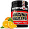 Powerstar ARGININ HIGH END | 500g L-Arginin Pulver hochdosiert & vegan | Deutsche Herstellung nach IFS | 100% L-Arginine Base ohne Zucker-Zusatz | Maximale Nährstoffversorgung | Juicy Orange