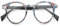 Kfdzsw Brillen Rahmen Frauen-runde Brille Feld Männer Bunte Vintage Mode-Full-Felge Rx-Glas-Rahmen Licht TR Brillen Regenbogen-Schwarze Brille-Rahmen (Frame Color : C10)