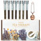 Thoughtfully, Tea Therapy Tea Infusion Gift Set, Includes 7 Uniquely Flavoured Loose Leaf Teas and Tea Infuser, Pack of 7