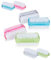Relaxdays Nagelbürste 8er Set, doppelseitige Handbürste mit harten Borsten, Kunststoff, HBT: 3,5 x 8,5 x 3,5 cm, bunt