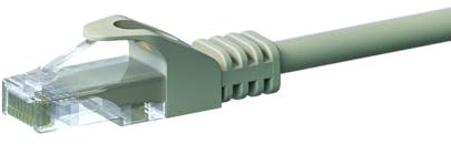 Danicom CAT5e Netzwerkkabel - U/UTP - 7,50 meter - Grau - 100% Kupfer, POE, Ethernet, LAN, Patchkabel, Datenkabel, RJ45 - für Serverschränke, Switches, Router, Modems!