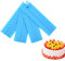 Hotype Rascador para Tartas, Rasqueta para Tartas Set, Espátula de Pastel, para bordes lisados de pasta, decoración de helado y crema, cocina, molde de bricolaje, 4 Pezzi