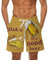 Herren Strand Boardshorts mit Taschen und 3D Druck Lässige Shorts Sommer Badehose mit Kordelzug Slim Fit Sport Shorts Badeanzüge Strandhose Schnelltrocknend Freizeithosen Sporthose