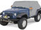 Big Ant Halbgarage Autoabdeckung für Jeep Wrangler CJ/YJ/TJ/JK 4-Türer (1997-2025) - 100% wasserdicht, UV-beständig mit 6 Windschutzriemen & reflektierenden Streifen (Grau)
