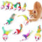 LJFEA 10 pièces 10cm Souris Jouet pour Chat, Jouet de Souris en Peluche pour Chats, Souris Petit Chaton Jeu interactif