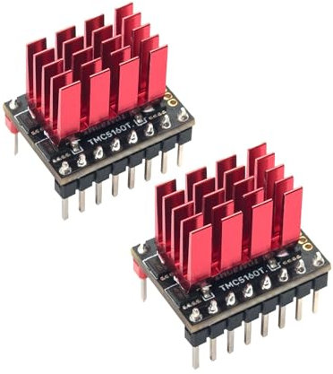 BIGTREETECH 2Pcs TMC5160T Pro V1.0 SPI Stepper Motor Drivers Mute Driver with heatsink Ultral Silent for Octopus Pro SKR V1.4 Turbo SKR 3 Mini E3 Ender 3 3D Printer Control Board