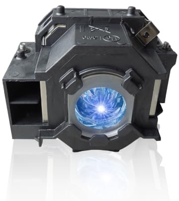 Poxtedsr EL PLP41 Lampada Proiettore con Alloggiamento Compatibile con EPSON EB-S62 S62C S62C S63 76C W6 X6 X62 S6 S6+ S6LU X6LU EMP-S5 S52 T5 X5 X5E X52 S6 X6 260 TW420 TW420 EX21 EX30 EX50