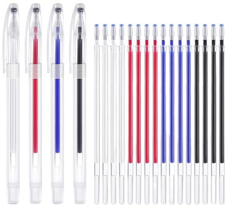 QEQSHQO 20pcs Heiß löschbare Stift Stoffmarker austauschbare heiß löschbare Stifte zum Quilten Nähen Schneidern Stoff Schneidernähen Stoffmarkierung