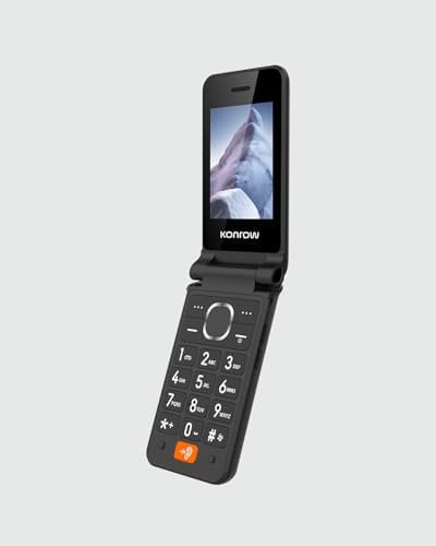Konrow Senior Flip (4G - 2.8'' - avec Station de Charge) Noir