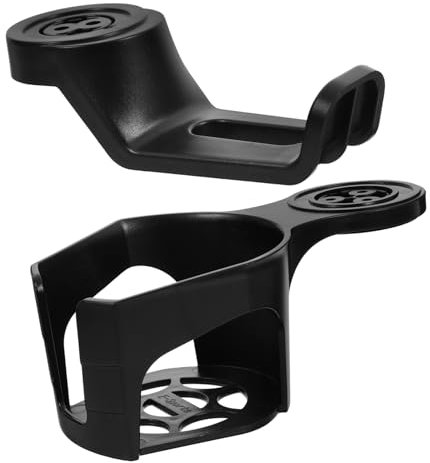 Gadpiparty Desk Organizer Clamp Headphone Hanger and Cup Holder 2pcs 360° Rotating Abs Plastic Quick Setup for Gaming Desk