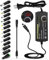 Fuente de alimentación de 72 W ajustable DC 3 V ~ 24 V Adaptador de CA/CC de conmutación universal variable 100 V-240 V Convertidor de CA a CC con pantalla de voltaje LED y 14 puntas, para electrónica
