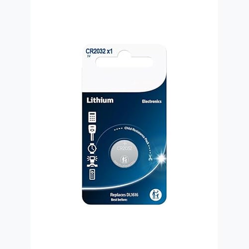 Philips CR2032 / 3V Knopfbatterie, ideal für Uhren, Taschenrechner und Spielzeug. Bietet Zuverlässigkeit und Lange Lebensdauer, perfekt für Ihre verschiedenen Bedürfnisse.
