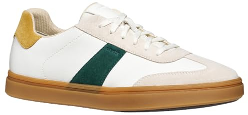 Geox Men's U BALTMOORE Trainers, White, 43 EU
