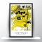 Fußball Poster Dortmund Stadion Karte | Geschenk für Fußballfans & Fußball-Liebhaber (DIN A3 ohne Rahmen)