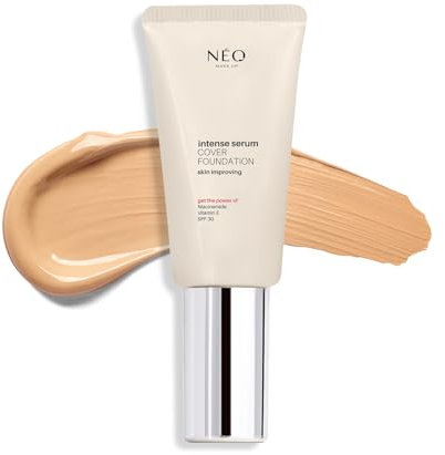 NEO MAKE UP Intense Serum Cover Foundation - Gesichts-make-up - Grundierung - Skin Care - Beauty - Gesichtspflege - SPF 30-01 Porcelain - 30 ml