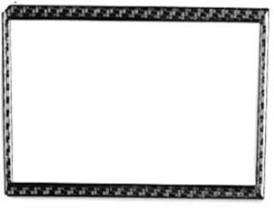 Mittelkonsole Dekor Für VW Für Golf 4 MK4 1999-2004 Kohlefaser Zentrale Steuerung Rahmen Panel Abdeckung Auto Innen Dekorative Aufkleber Interieurleisten(Schwarz)