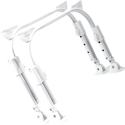 Tofficu 1 Paire De Pieds De Table Autobloquants en Forme De U Pieds De Bureau Pieds De Lit Pieds Antidérapants Pliables pour Tables Pieds De Meubles Table Pliable en Forme De U Pied