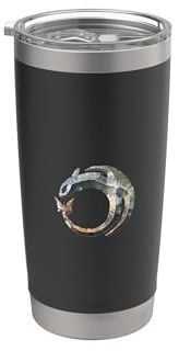 DreamWorks How to Train Your Dragon Movie Logo Dual Sided Stainless Steel Insulated Tumbler