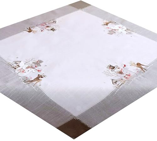 Raebel Serie Schneemann, verschiedene Größen, mehrfarbig, Größe:Mitteldecke 85 x 85 cm