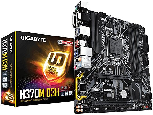 GIGABYTE H370M D3H Socket 1151/H370/DDR4/S-ATA/uATX Motherboard - Black