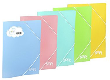 Carchivo Ordner Softcover, Folio Gummi, 40 Blatt, pastellgrün