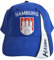 Flaggenfritze Kappe Motiv Deutschland Hamburg blau Fahne, Fan - Cap mit Hamburger Fahne