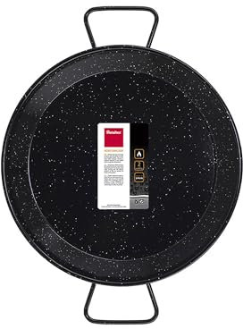 Metaltex - Paellera Acero Esmaltado 8 Raciones 38 cm