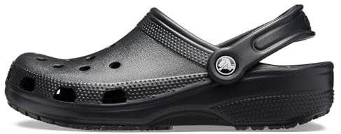 Crocs Unisex Classic Clog, Black, 34/35 EU