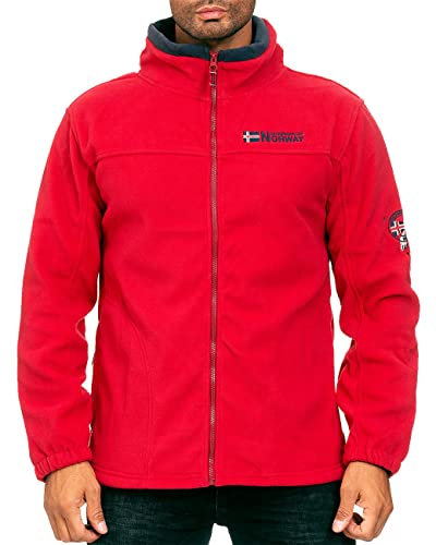 Geographical Norway Herren Fleecejacke Modell 05 bans Men Red M