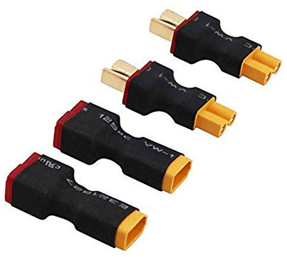 FLY RC 4 St. XT30 XT-30 zu T-Stecker Deans Style Männliche Weiblichen Stecker Adapter