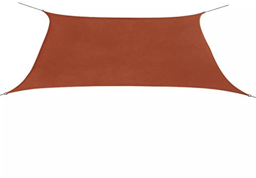 Tidyard Parasol en Tissu Oxford Rectangulaire Terracotta Peut être Utilisé dans Divers Espaces Extérieurs 2 x 4 m