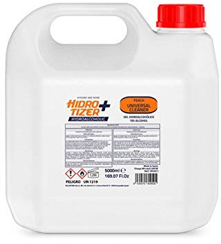 Gel Hidroalcohol 5 Litros Fragancia Melocotón 70% de Alcohol Higienizante de Manos | Gel Hidroalcoholico 5000ml