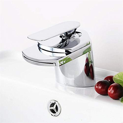 Salle de bains cascade robinet de lavabo mitigeur mitigeur cascade robinets avec vidage
