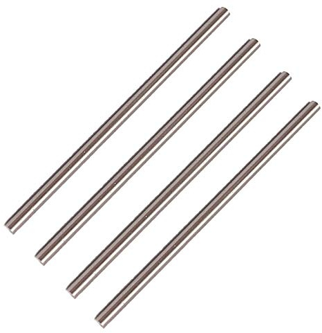 3mm runde Stahlstange, HSS-Drehmaschine, 100 mm lang, für Wellen, Getriebe, Bohrmaschinen, Drehmaschinen, Drehmaschinen, Mini-Achse, zylindrischer Stift, Heimwerker-Werkzeug, 40 Stück