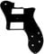 Yootones US-72 Telecaster-Gitarren-Schlagbrett, kompatibel mit E-Gitarren-Schutzplatten-Zubehör (3-lagig, schwarz), 1 Stück