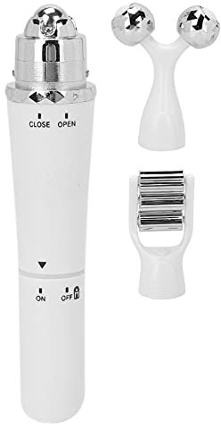 Sonew Rouleau de Massage Facial 3 en 1, Lifting du Visage électrique 3D Beauty Roller Anti-Rides Massager Facial, Lifting du Visage en Forme de V, Pétrissage, Amincissement du Corps