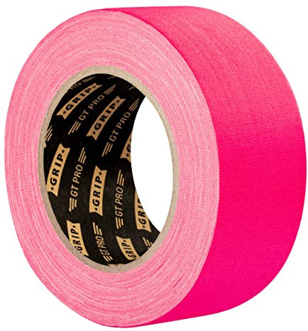 GRIP Eventbasics GT PRO Tape Neonpink, Gewebeband 50 mm x 25 m, Markieren, Reparieren, Tape Art