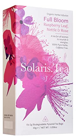 Solaris Tea - FULL BLOOM/Biologisch abbaubare Pyramiden-Teebeutel/BIO & VEGAN / 15x2g