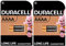 4 piles Duracell AAAA Alcaline (2 ampoules de 2 batteries)