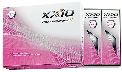XXIO Box mit 12 Golfbällen Rebound Drive II Pink