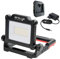 ENILUX LED Fluter MOBIL PRO 18V Akku-Baustrahler inkl. Netzteil + 1x Adapterplatte kompatibel mit BOSCH GBA 18V oder WÜRTH LI-CV-18V, LED Arbeitsleuchte, Akkuleuchte für Akkus von BOSCH oder WÜRTH