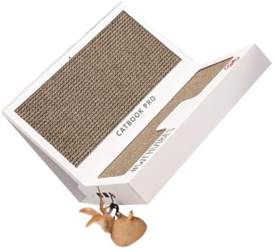 Beavorty 1satz Kreatives Katzenkratzspielzeug Im Laptop-Design Faltbare Kratzmatte Für Katzen Interaktives Spielzeug Mit Teaser-Stick Schutz Von Möbeln Aktivität