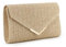 GOKTOW Bolsos de Paja para Mujeres, Bolsos de Playa de Verano, Bolsos de Mano de Sobre Tejido Bolsa de Hombro