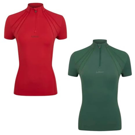 LeMieux Mia Mesh Womens Short Sleeve Base Layer - Chilli 8