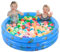 TGKYK Paddling Pool for Kids, 51 Inch Paddling Pool for Toddlers, Round Inflatable Baby Paddling Pool, Small Paddling Pool, Kids Paddling Pool for Family Outdoor Garden Backyard Water Game, Blue/130cm