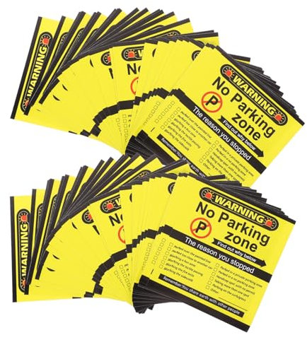 HAPINARY 200blätter No Parking Sticker Aufkleber Für Parkverbote Lustige Warnhinweise Wasserfest Und Selbstklebend Für Private Und Öffentliche Parkplätze Praktische Und Kompakte