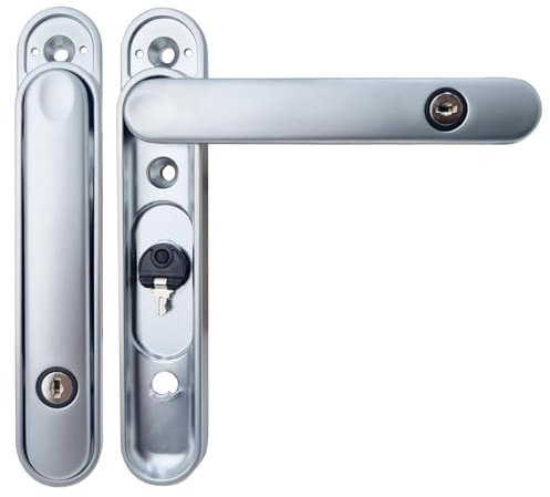 Truly PVC Limited greenteQ Clearline CentreFold Intermediate Bifold Patio Door Handle (Single) - Chrome (Satin)