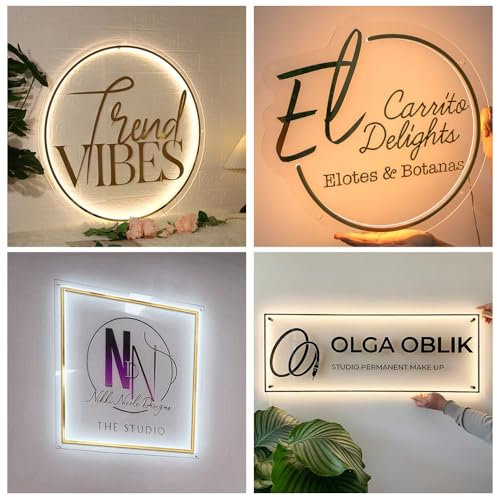 Benutzerdefiniertes Geschäftslogo Neonschild,Schilder für Schönheit,Haare und Nägel,Firmensitz,LED Custom neon sign- Wandschilder für Partys,Geburtstage und Hochzeiten