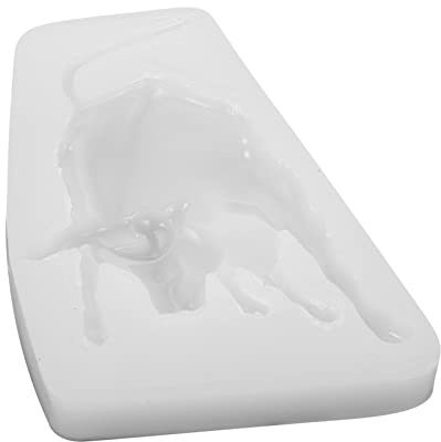 OFFSCH Bullen Silikon Backform für Fondant und Kuchen, Rosa